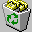 мусорных корзин иконки